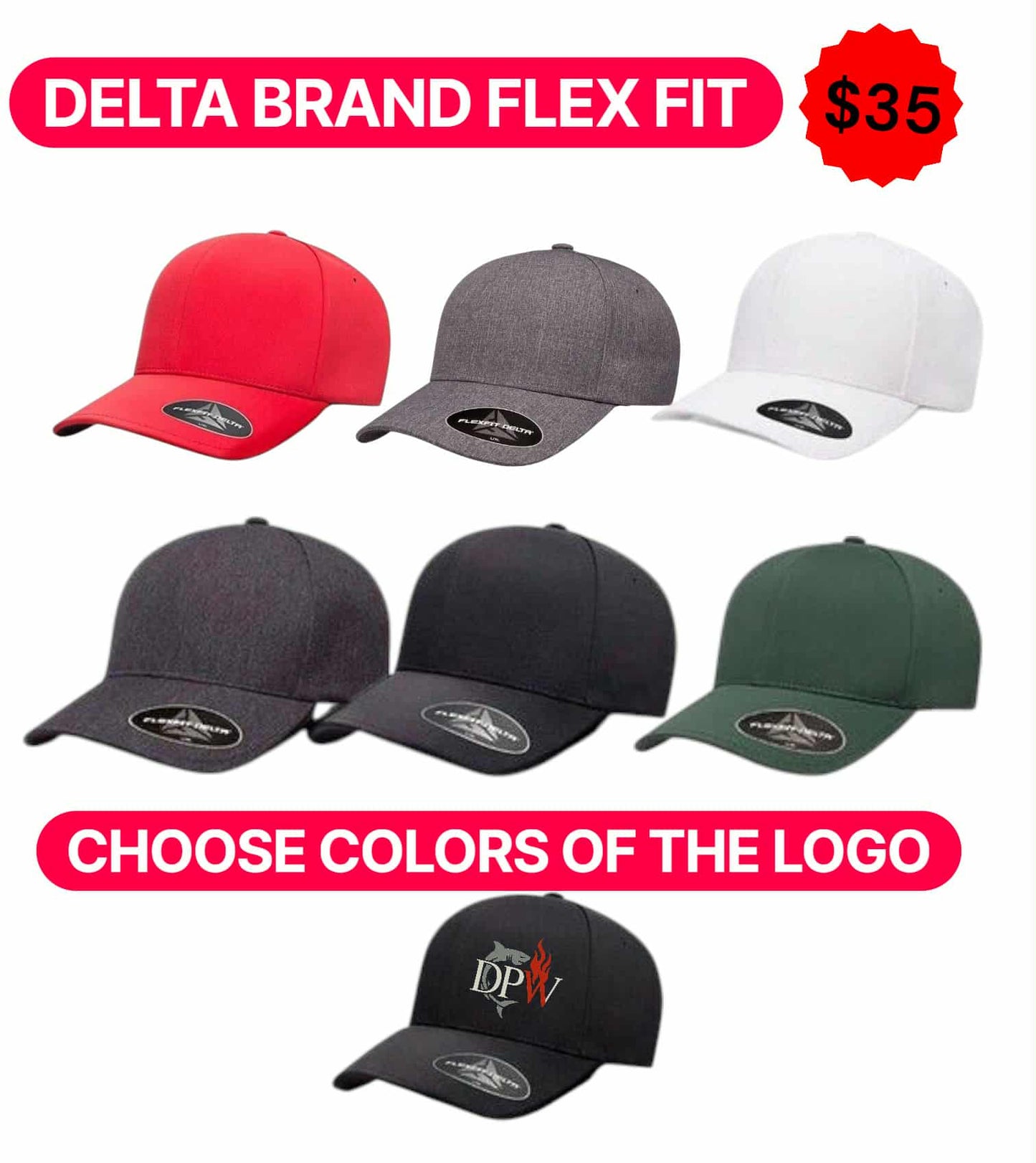 DPW- DELTA brand FITTED HAT