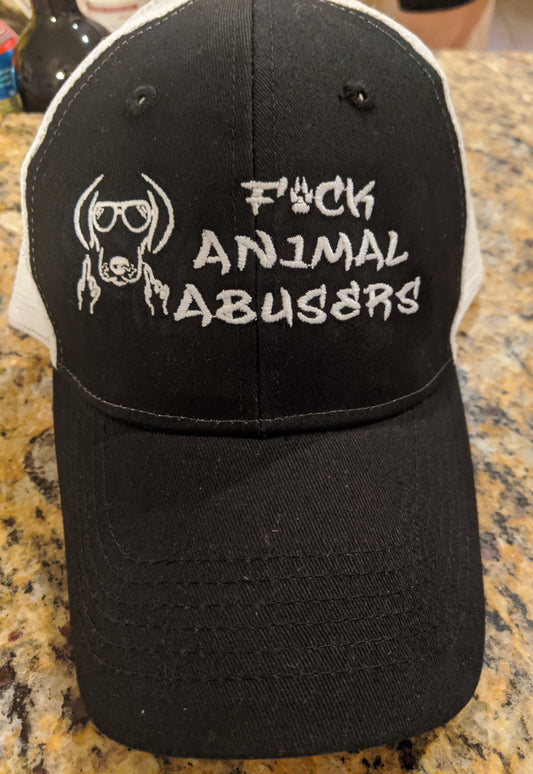 F*CK ANIMAL ABUSERS HAT