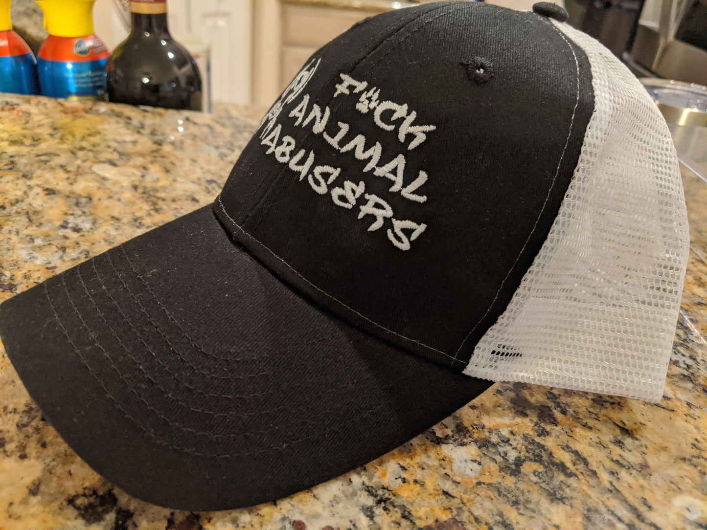 F*CK ANIMAL ABUSERS HAT