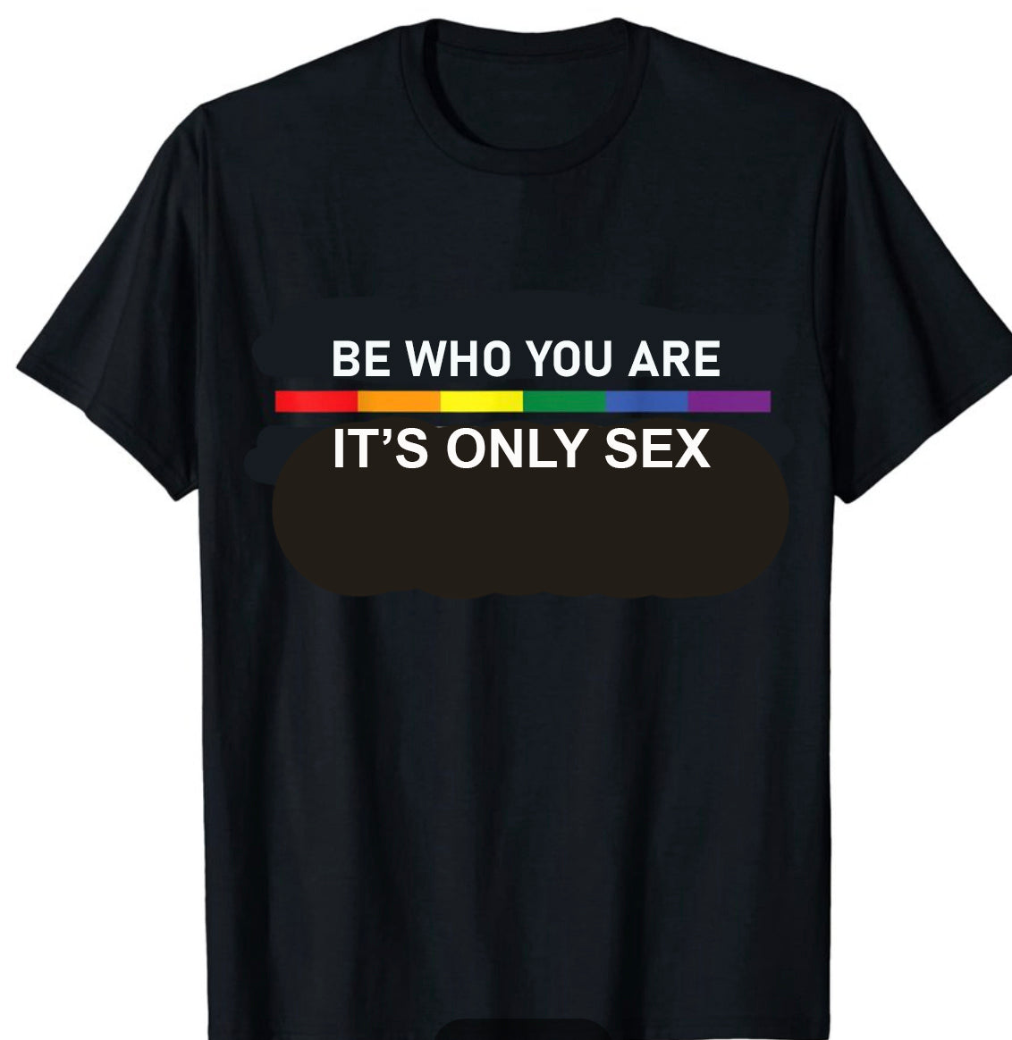 Rainbow Tshirt - Be Who you are
