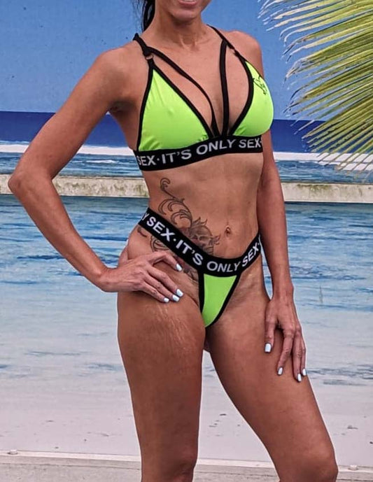 WOMENS SEXY STRAPPY/BAND BIKINI ITS ONLY SEX