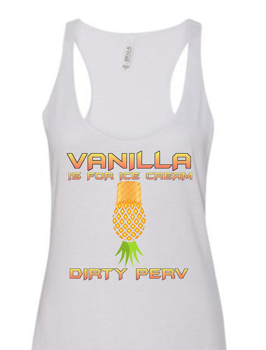 WOMENS TANK - VANILLA IS FOR ICE CREAM