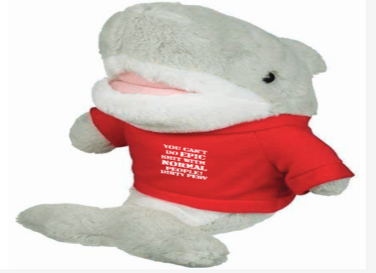 Shark Mascot Stuffed Animal